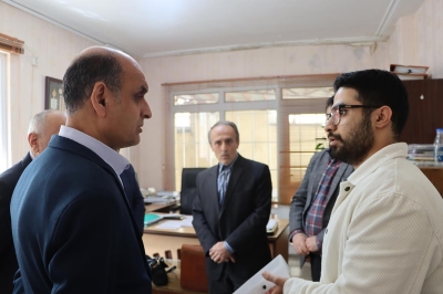 حضور سرزده استاندار گیلان در اداره کل صمت و دیدار با مراجعان