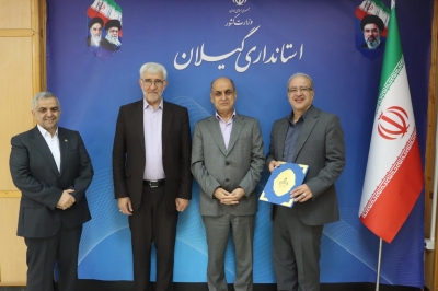 معارفه احمد دانایی به عنوان سرپرست جدید شرکت گاز گیلان با حضور استاندار