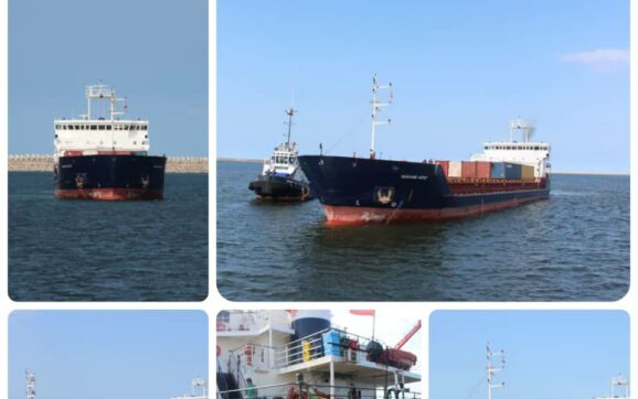 ورود صد و دهمین کشتی از کریدور چین، قزاقستان ، ایران به بندر کاسپین